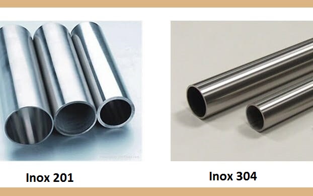 Inox 201 và Inox 304 
